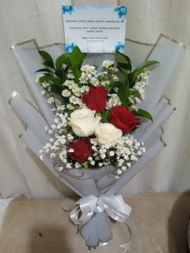 Buket Bunga kelapa indah Cepat