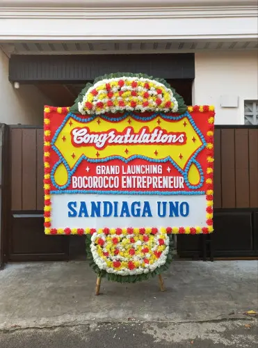 Papan Bunga Opening kelapa indah